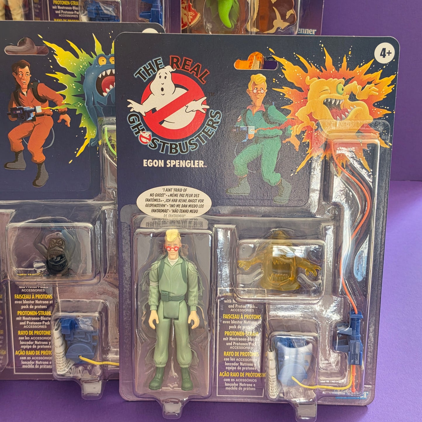 THE REAL GHOSTBUSTERS REISSUE ☆ FULL SET & STAY PUFT GREEN GHOST Shipper Figure ☆ Kenner Classics Sealed Carded