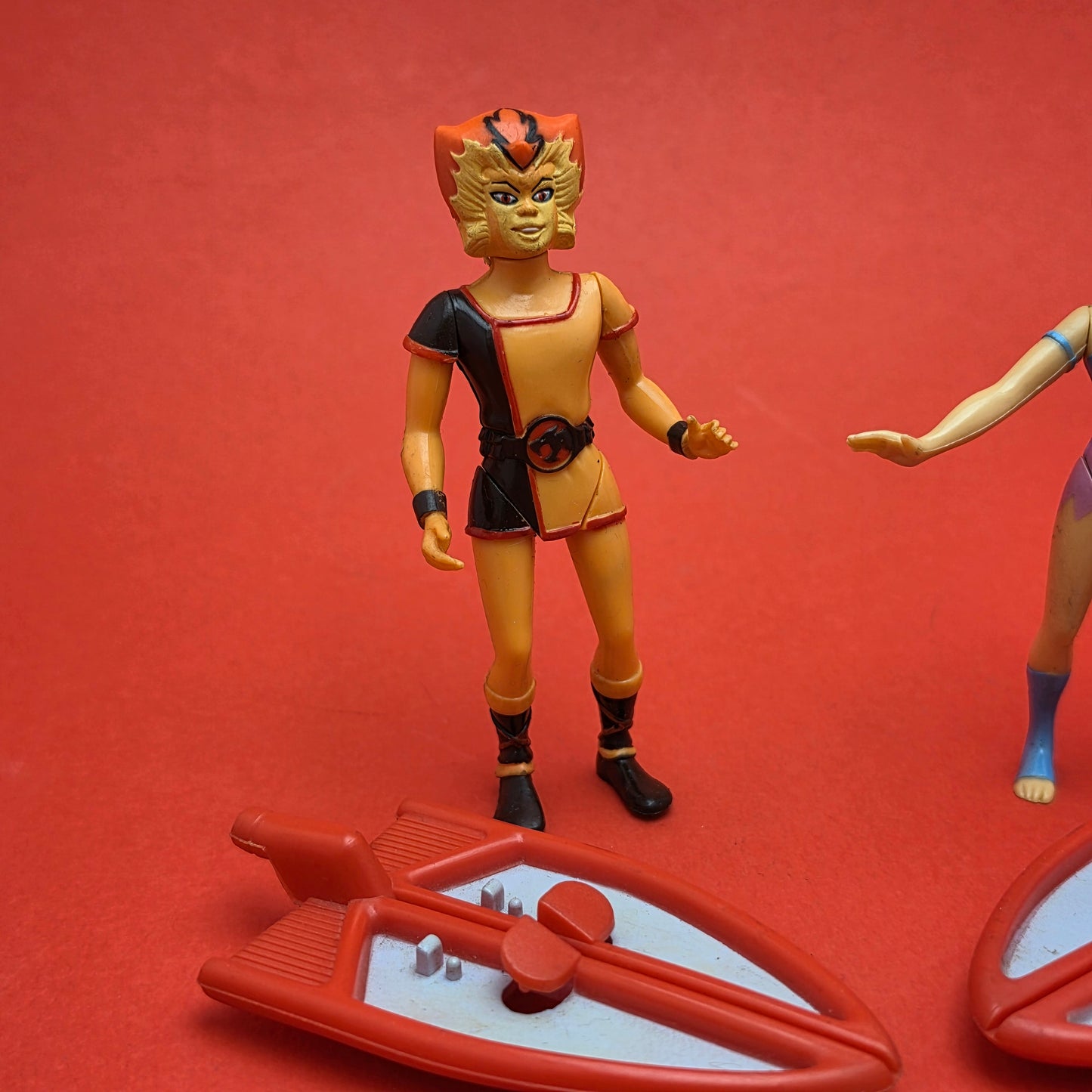 THUNDERCATS ☆ WILYKAT & WILYKAT Boards Figure ☆ Vintage LJN Complete 80s