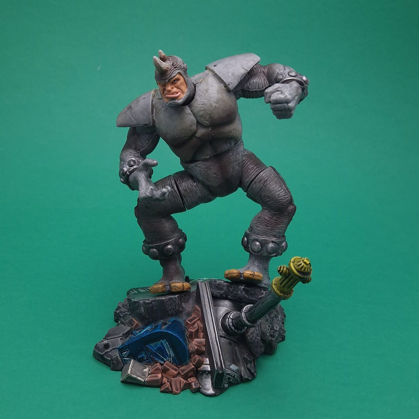 SPIDER-MAN CLASSICS ☆ Marvel legends RHINO Figure ☆ Vintage Original Toybiz 2001