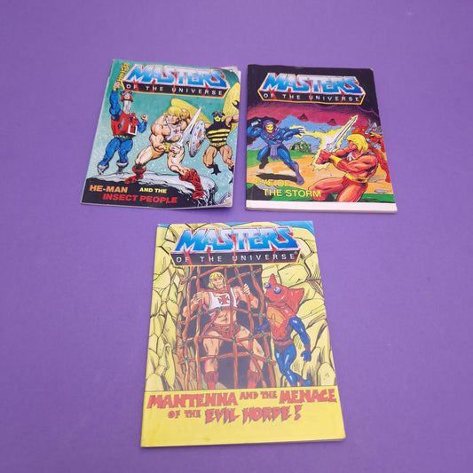 MASTERS OF THE UNIVERSE ☆ MINI COMIC x3 Eye of the Storm ☆ MOTU Vintage