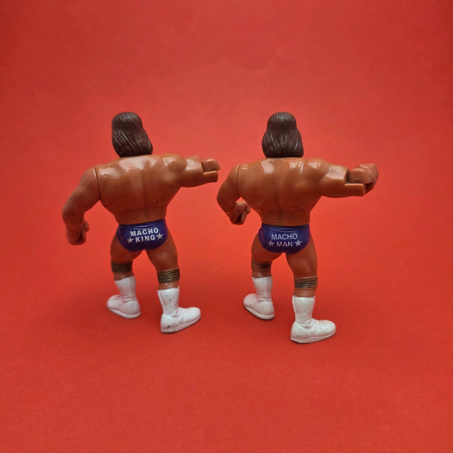 WWF HASBRO ☆ MACHO MAN & KING Vintage Wrestling Figure ☆ Original 90s Series 3