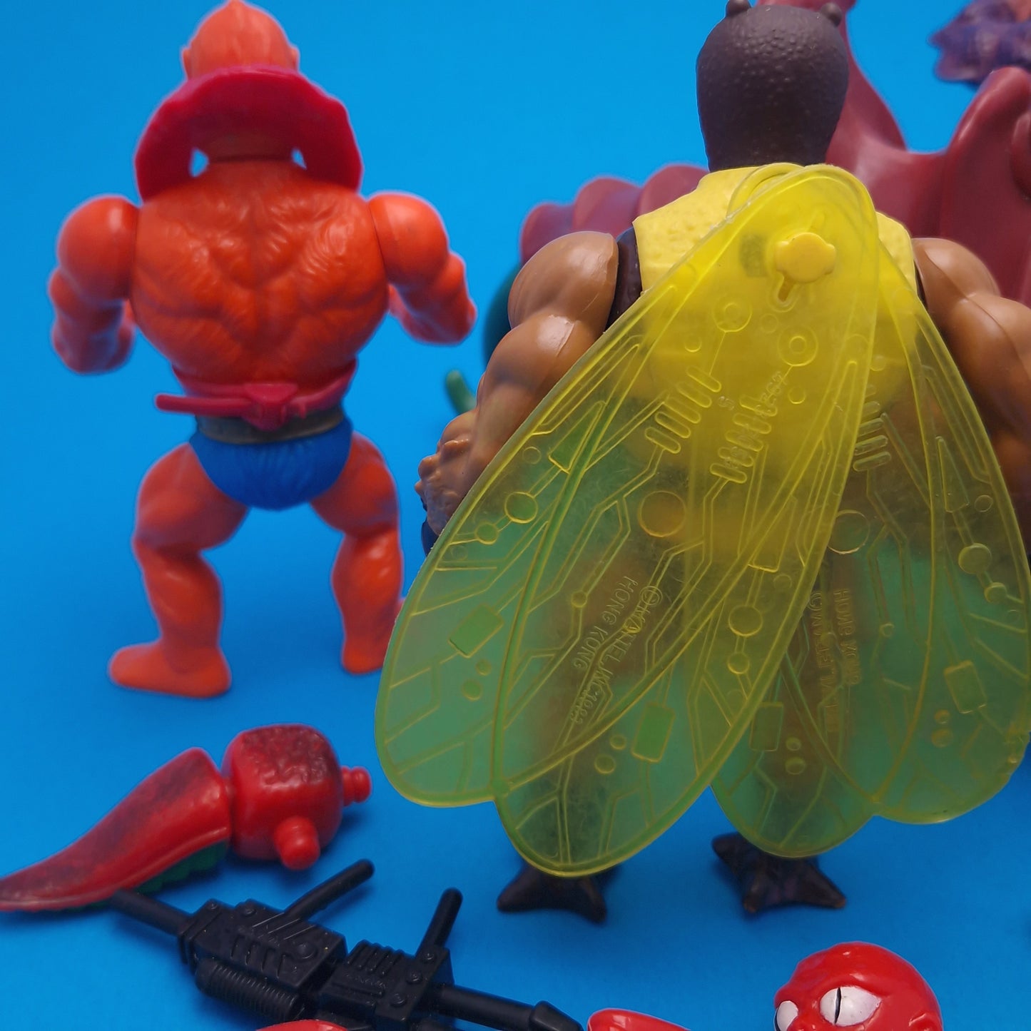 MASTERS OF THE UNIVERSE ☆ 6x Bundle SKELETOR BUZZ OFF BEASTMAN TWO-BAD Vintage Figure ☆ MOTU Loose 80s Mattel