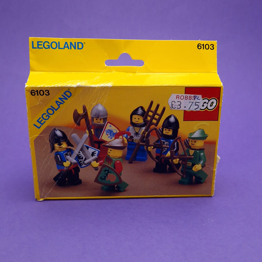 LEGO ☆ 6103 CLASSIC CASTLE KNIGHTS BOXED Mini Figure ☆ Instructions 80s