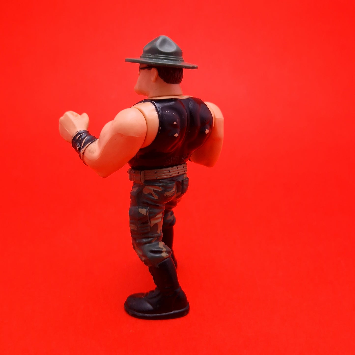 WWF HASBRO SGT SLAUGHTER Vintage Wrestling Figure ☆ Original 90s Series 3