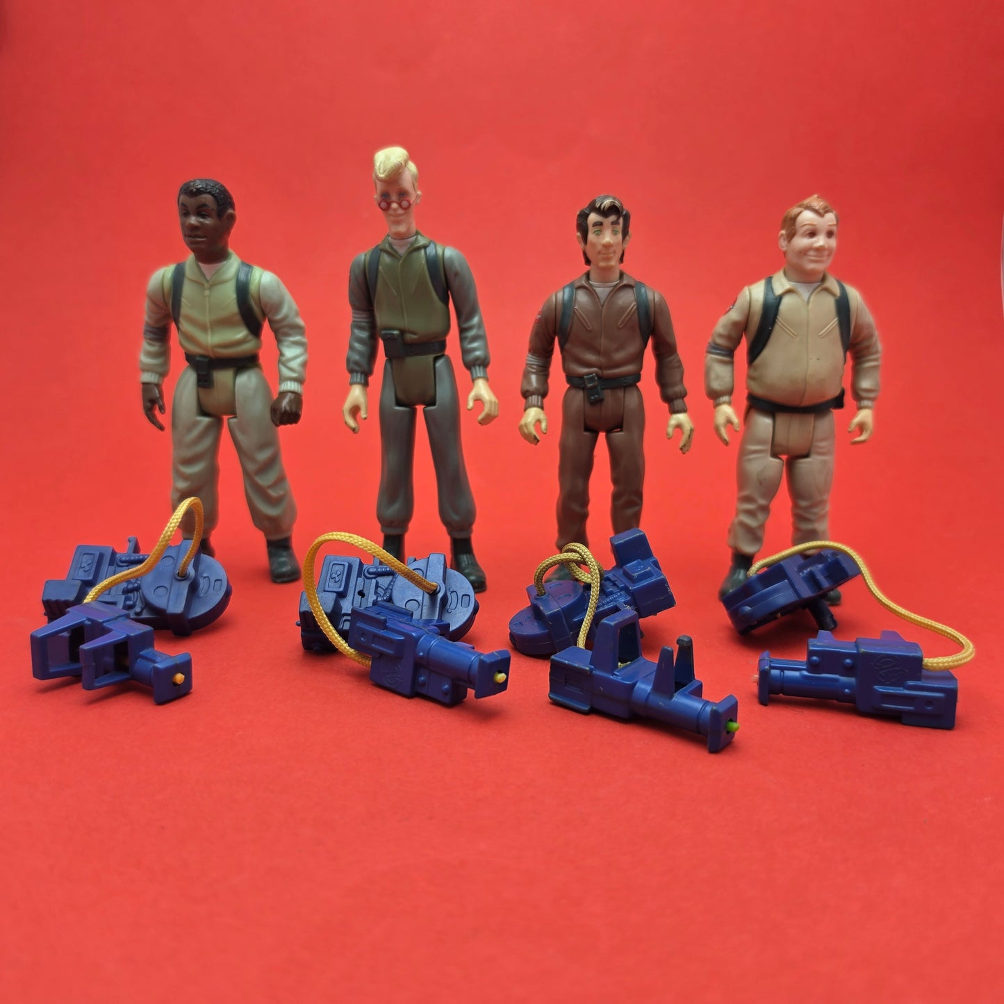 GHOSTBUSTERS ☆ ORIGINAL SET OF 4 Vintage Figure ☆ Loose 80s Kenner