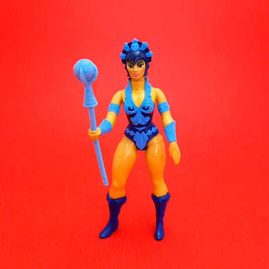 MASTERS OF THE UNIVERSE ☆ EVIL LYNN Complete Vintage Figure ☆ MOTU Loose 80s Mattel