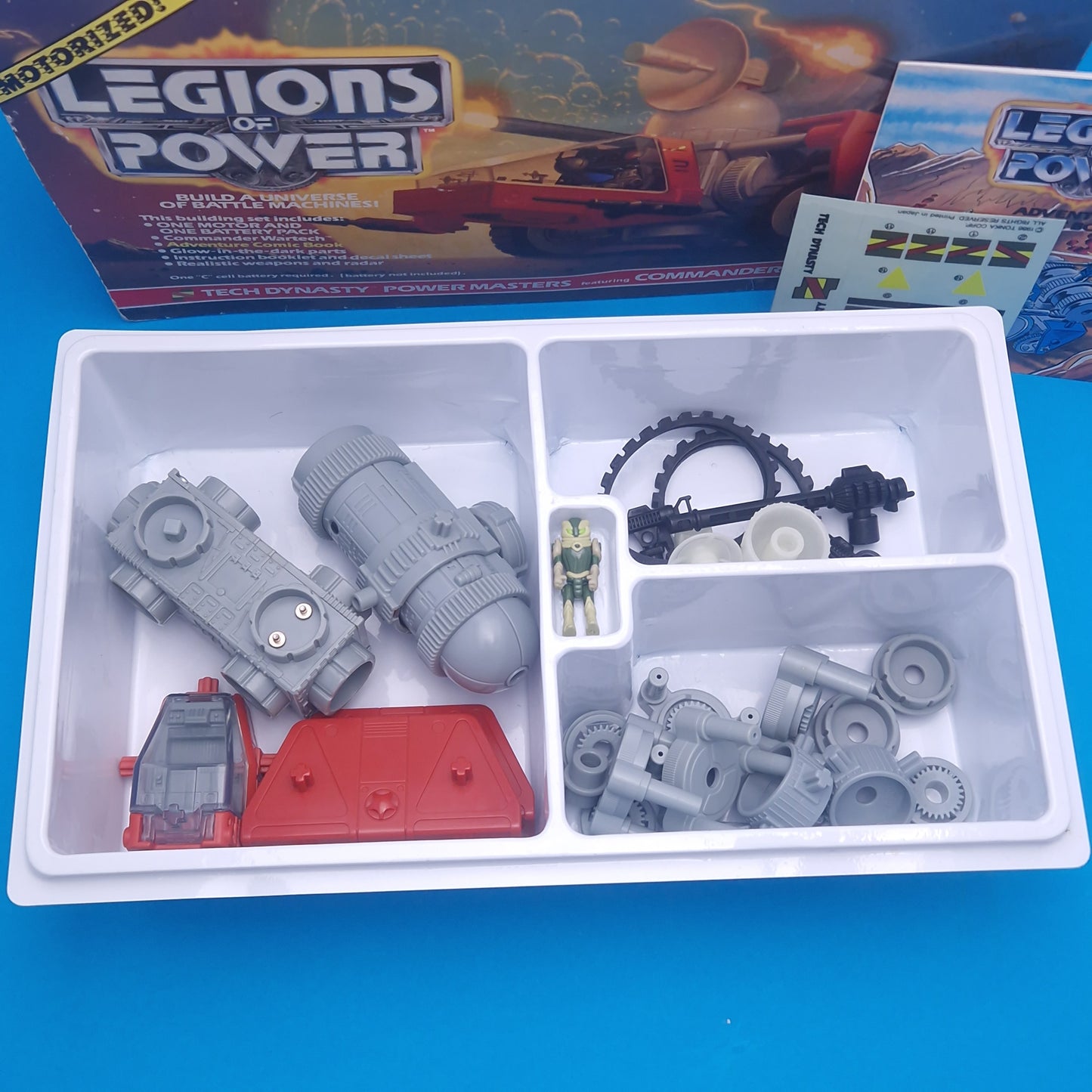 LEGIONS OF POWER ☆ TECH DYNASTY POWER MASTERS Playset ☆ Vintage Original 80s Tonka