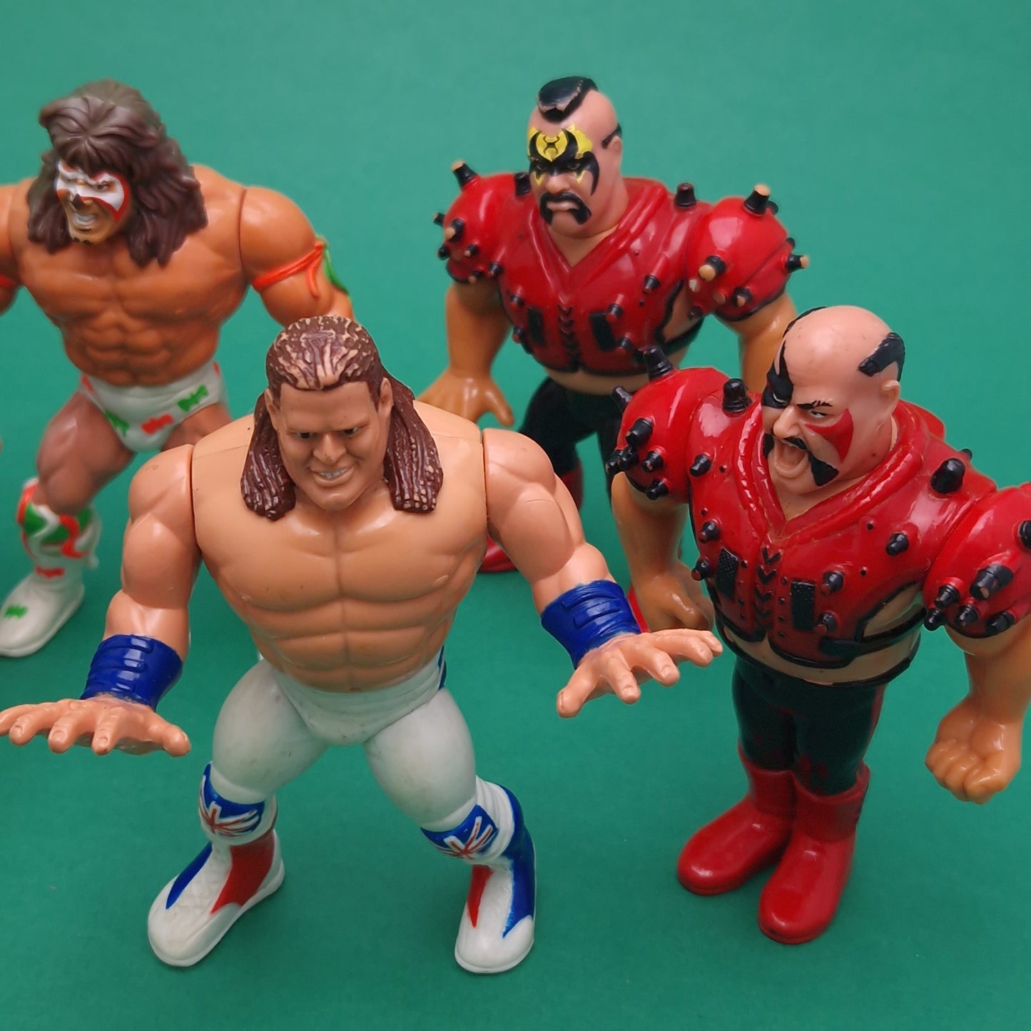 WWF HASBRO ☆ 7x Bundle LEGION OF DOOM Warrior Vintage Wrestling Figure ☆ Original 90s