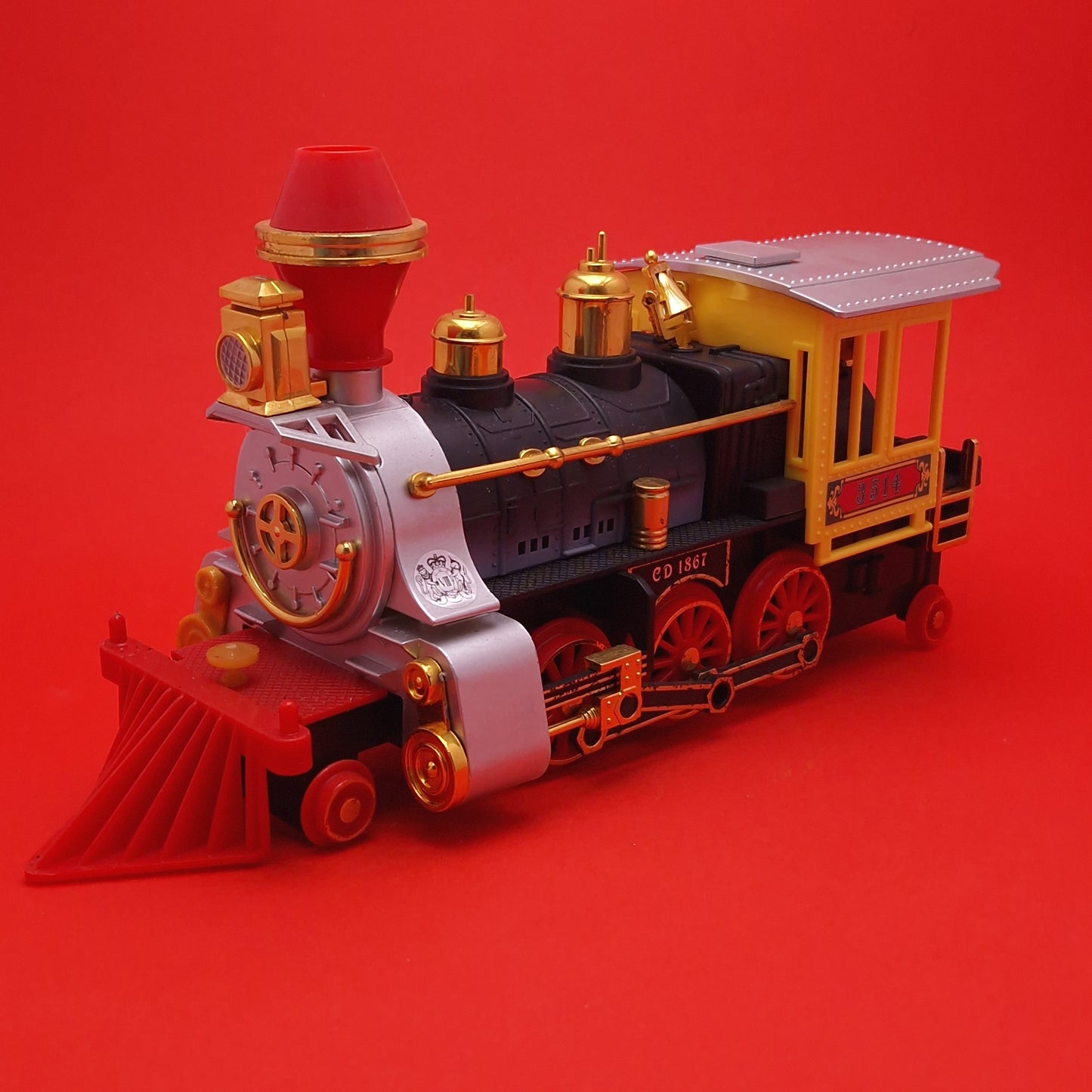 THE WESTERN EXPRESS ☆ BATTERY OPERATED SMOKESTACK ACTION Train Vintage ☆ Boxed IC Sound