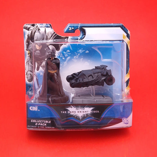 DC COMICS ☆ BATMAN THE DARK KNIGHT RISES Collectible 2-Pack Tumbler Batmobile ☆ Jakks