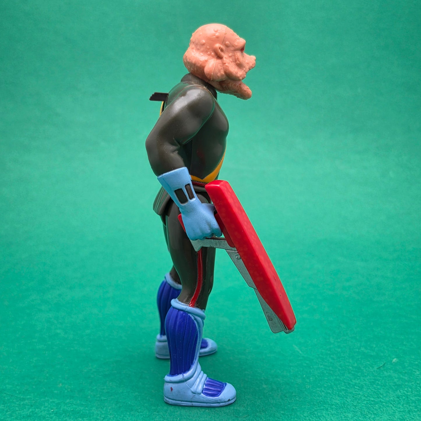 THUNDERCATS ☆ CAPTAIN SHINER & GUN Complete Action Figure ☆ Vintage LJN 80s