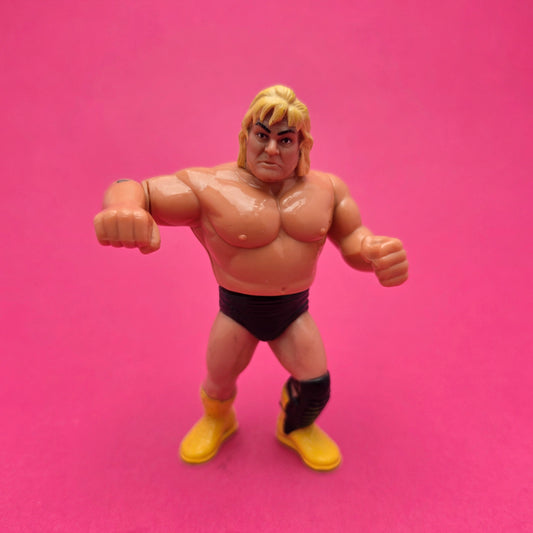 WWF HASBRO ☆ GREG THE HAMMER VALENTINE Vintage Wrestling Figure ☆ Original 90s Series 1