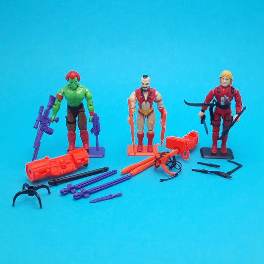 G.I.JOE ☆  BLANKA KEN MASTERS ZANGIEF STREET FIGHTER Figure ☆ Vintage Hasbro 1993