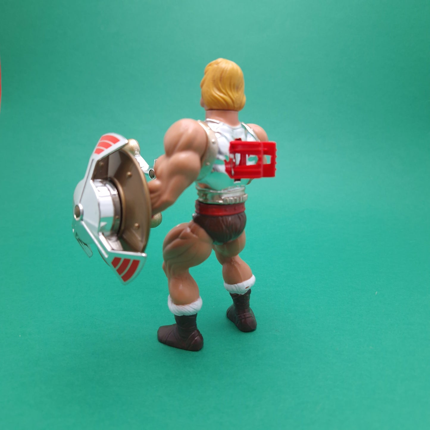 MASTERS OF THE UNIVERSE ☆ FLYING FISTS HE-MAN Vintage Figure ☆ MOTU Complete 80s Mattel Original