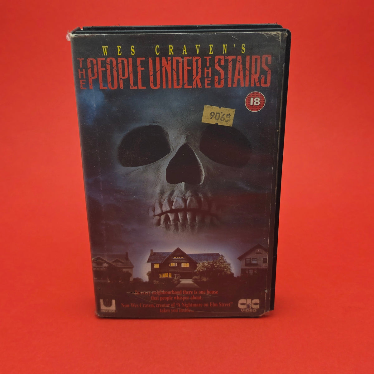 VHS Video ☆ THE PEOPLE UNDER THE STAIRS ☆ 18 Cert Ex Rental Big Box Vintage Tape