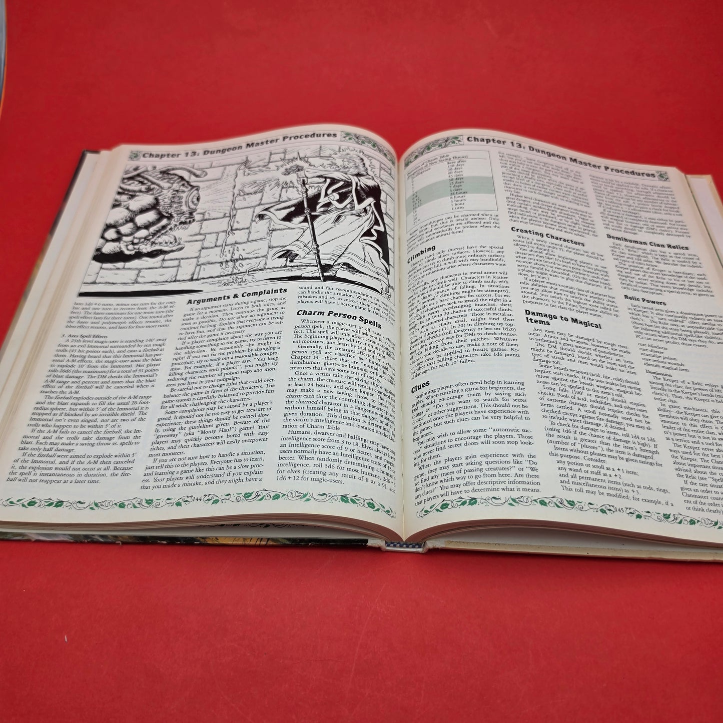 DUNGEONS & DRAGONS ☆ D&D Rules Cyclopedia Book TSR 1991 HC Good RPG ☆ Vintage Original