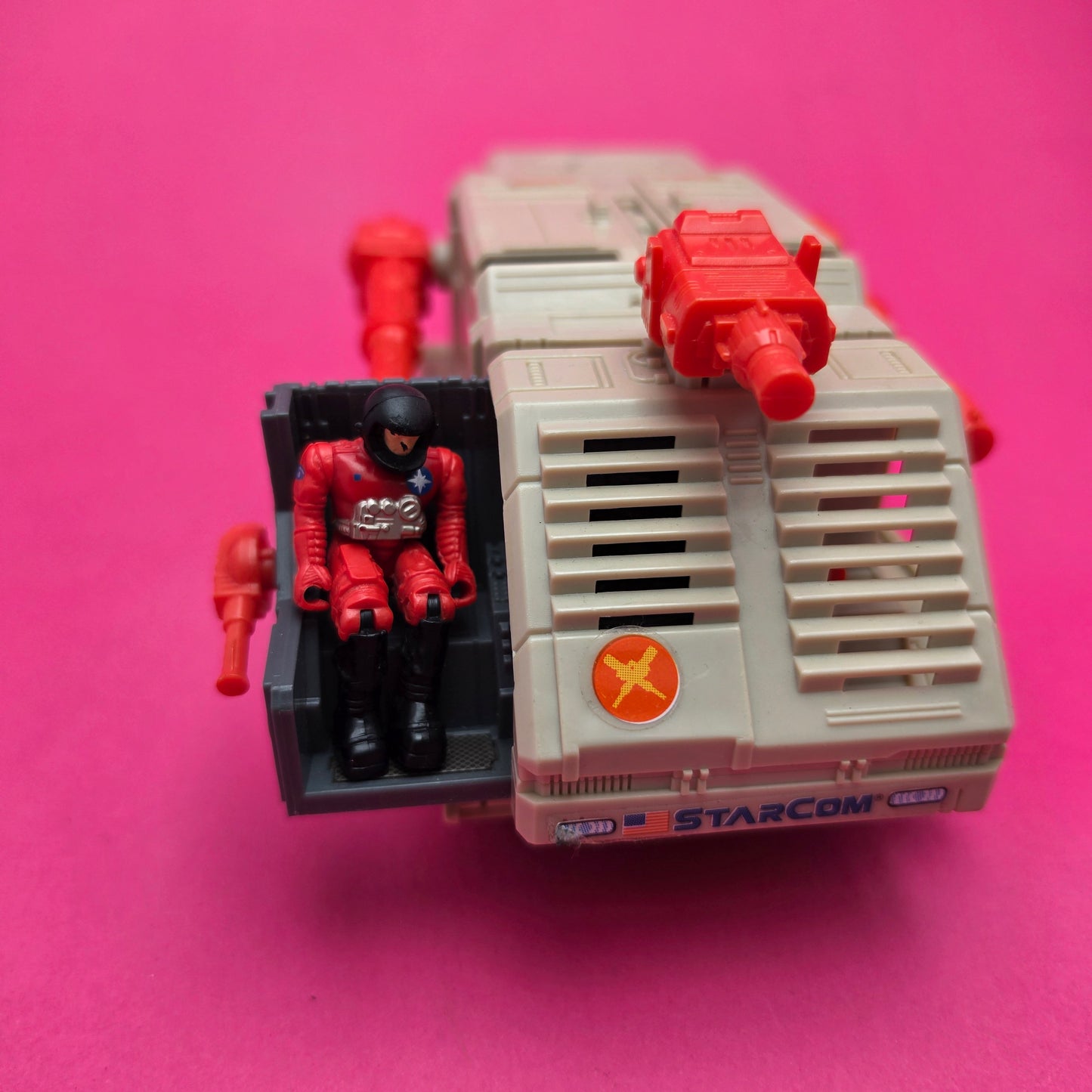 STARCOM ☆ SKYROLLER With Pfc. Shawn Reed Figure Vehicle ☆ 80's Loose Vintage Coleco Mattel