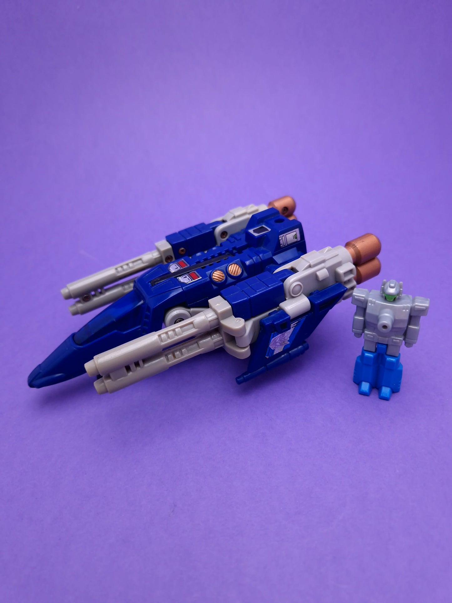 TRANSFORMERS G1 ☆ TARGETMASTER TRIGGER HAPPY & BLOWPIPE Figure ☆ Card Robot Vintage Original 1987