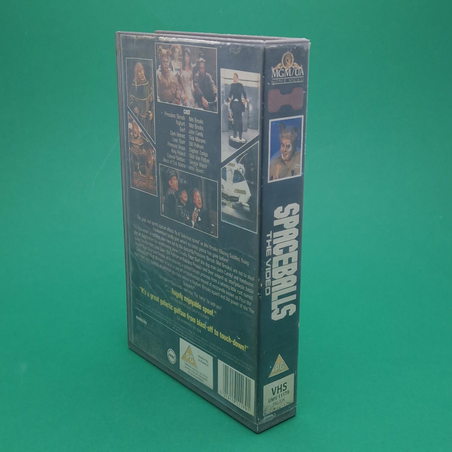 VHS Video ☆ SPACEBALLS Case Tape Cassette 1987 80s Vintage Big Box