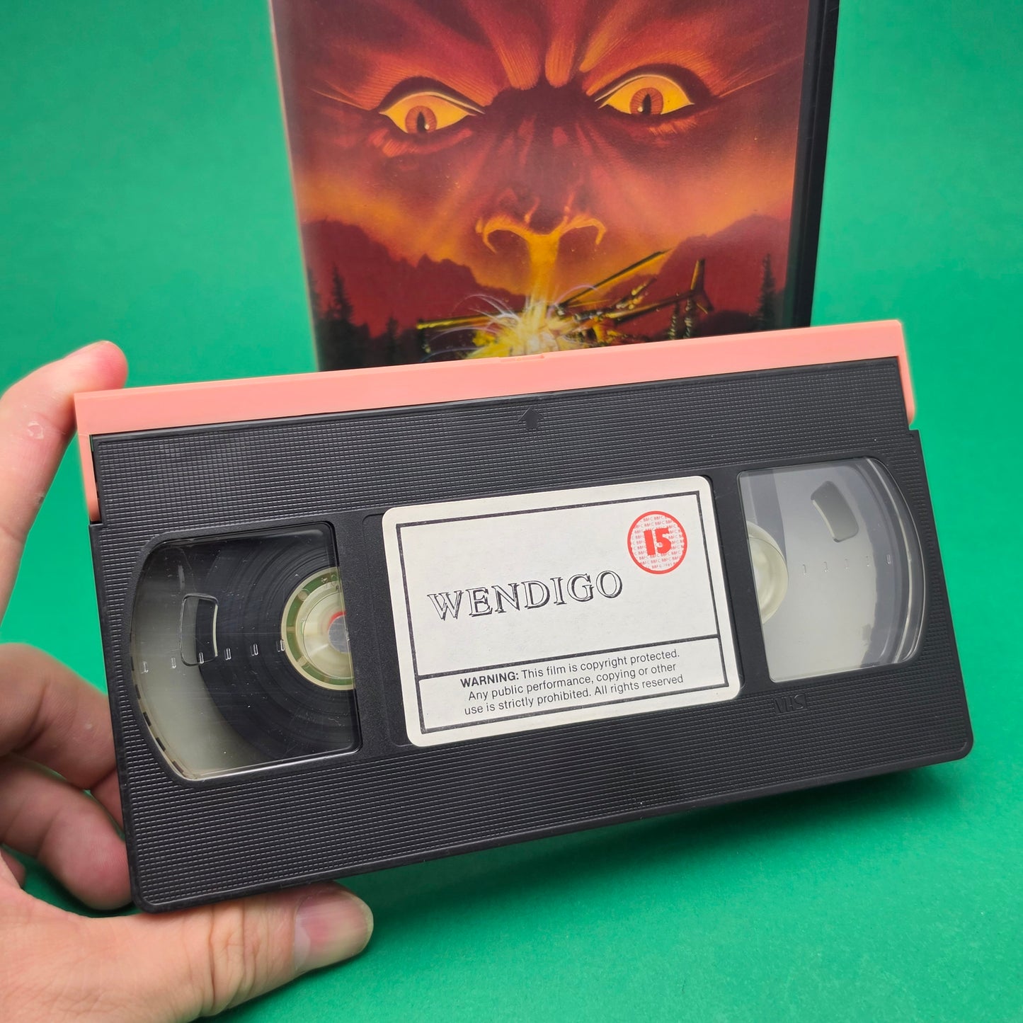 VHS Video ☆ WENDIGO ☆ 15 Cert Vintage Ex Rental Big Box FIFTH DIMENSION