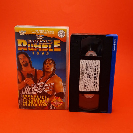 VHS Video ☆ WWF ROYAL RUMBLE 95 UK Tape Cassette ☆ Silver Vision Vintage