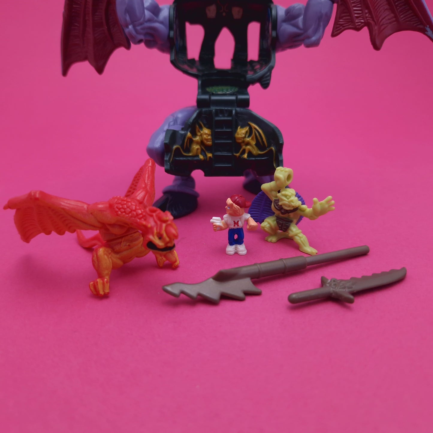 MIGHTY MAX ☆ SHATTERS GARGOYLE Battle Warrior Vintage Figure Playset ☆ Loose