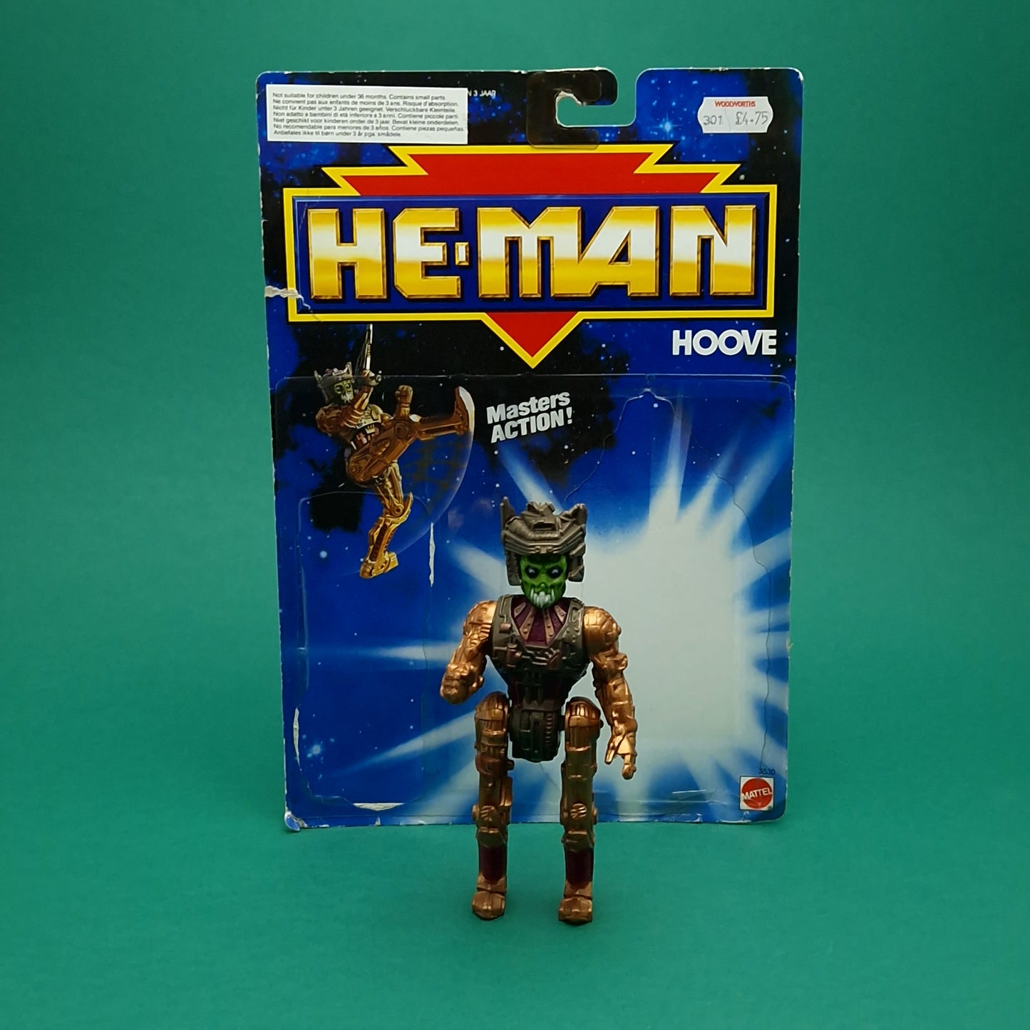 HE-MAN NEW ADVENTURES ☆ HOOVE Vintage Figure ☆ Loose 90s Mattel MOTU