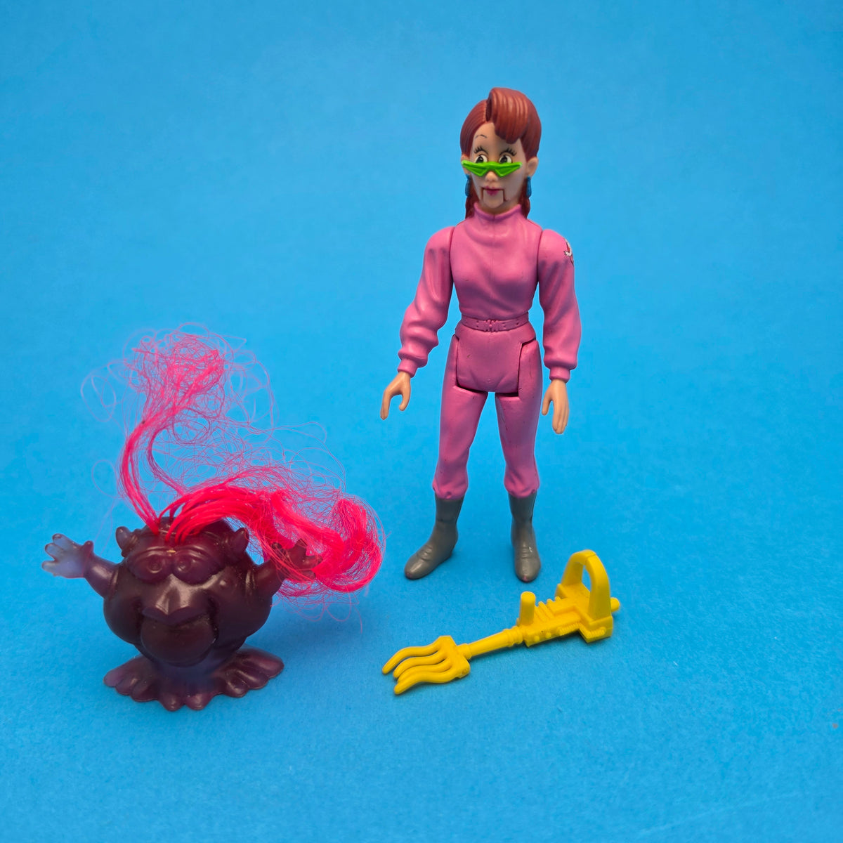 GHOSTBUSTERS ☆ JANINE MELNITZ FRIGHT FEATURES Vintage Figure ☆ 80s Kenner