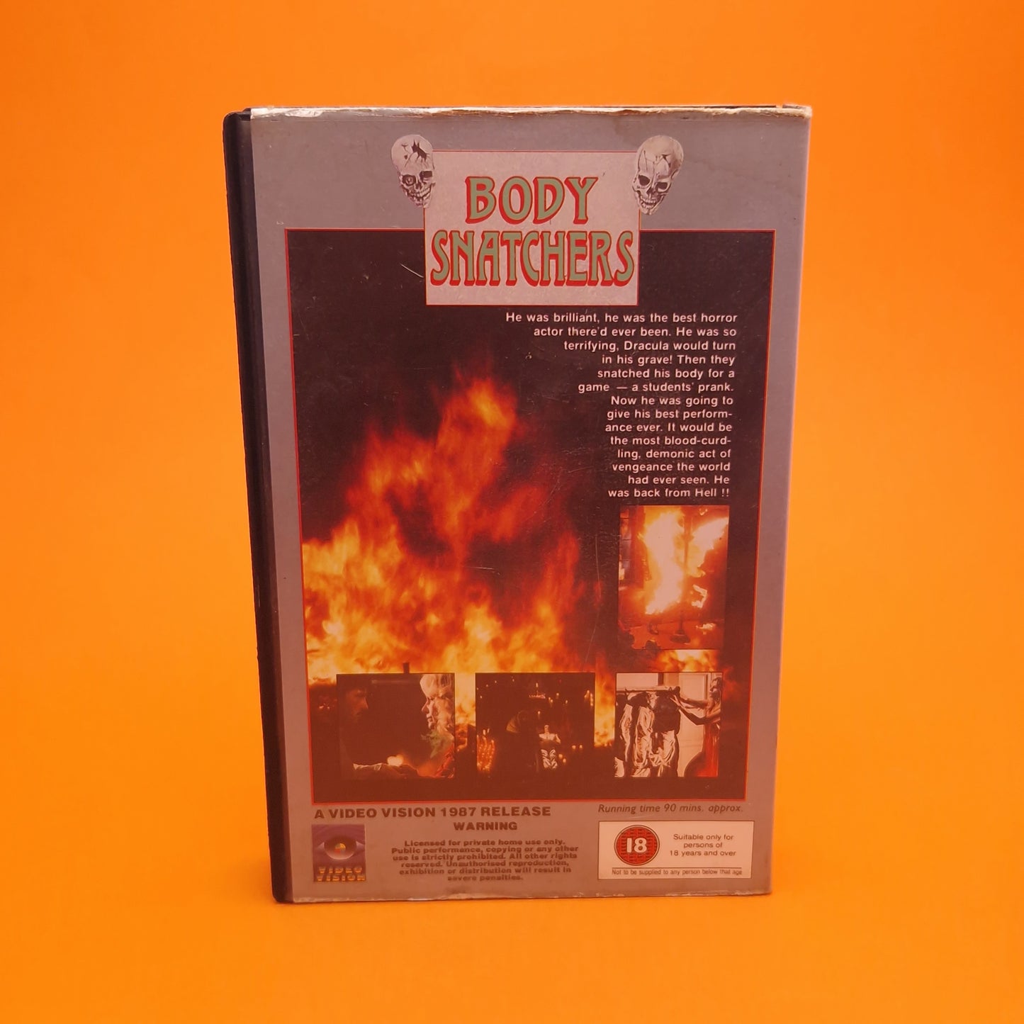 VHS Video ☆ BODY SNATCHERS ☆ 80s Big Box Ex Rental Vintage 18 cert
