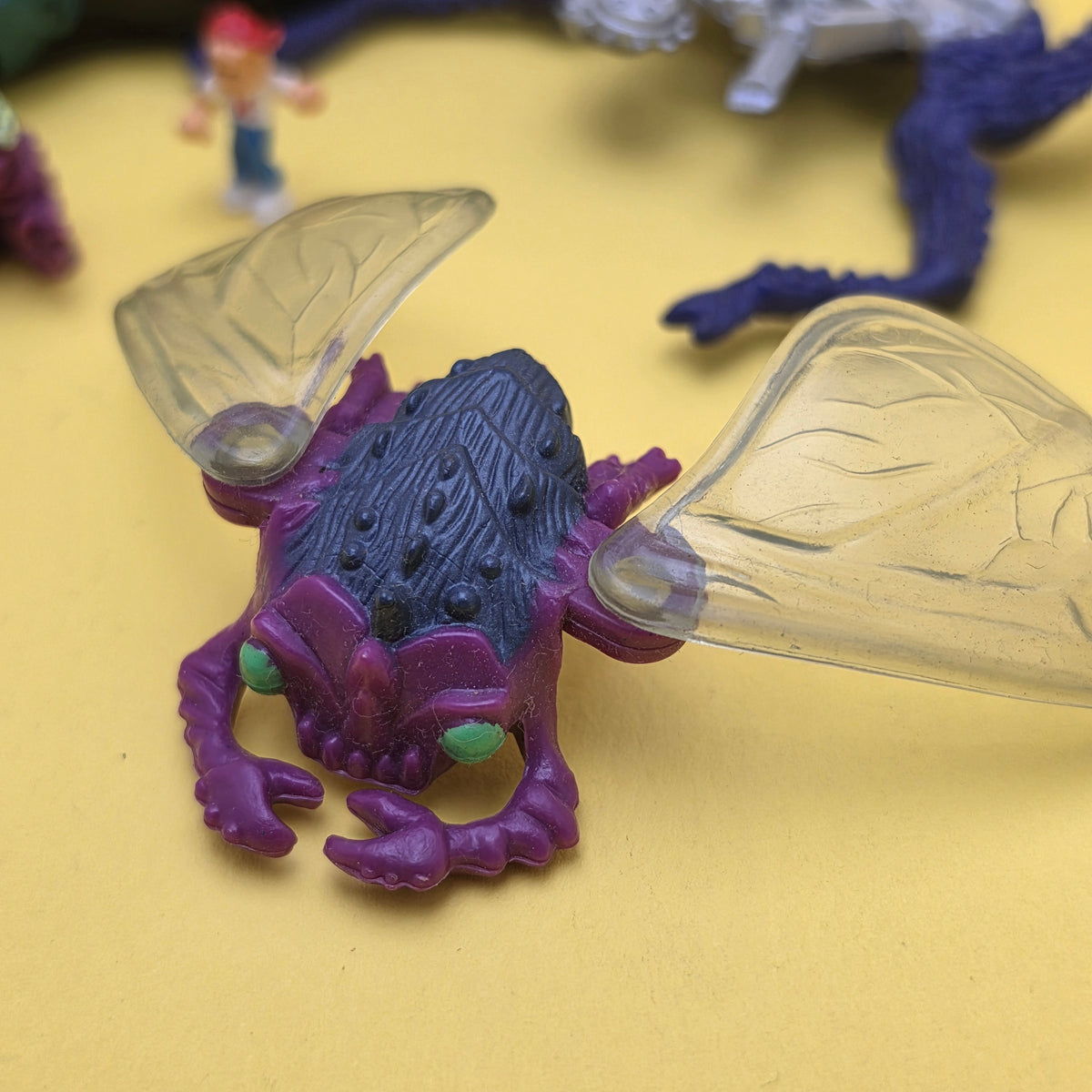 MIGHTY MAX ☆ SQUISHES THE FLY Doom Zones Vintage Figure Playset ☆ Complete