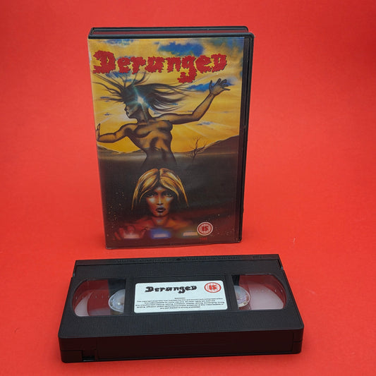 VHS Video ☆ DERANGED AKA IDAHO TRANSFER UK ☆ 70s 80s 15 Cert Big Box Ex Rental Vintage