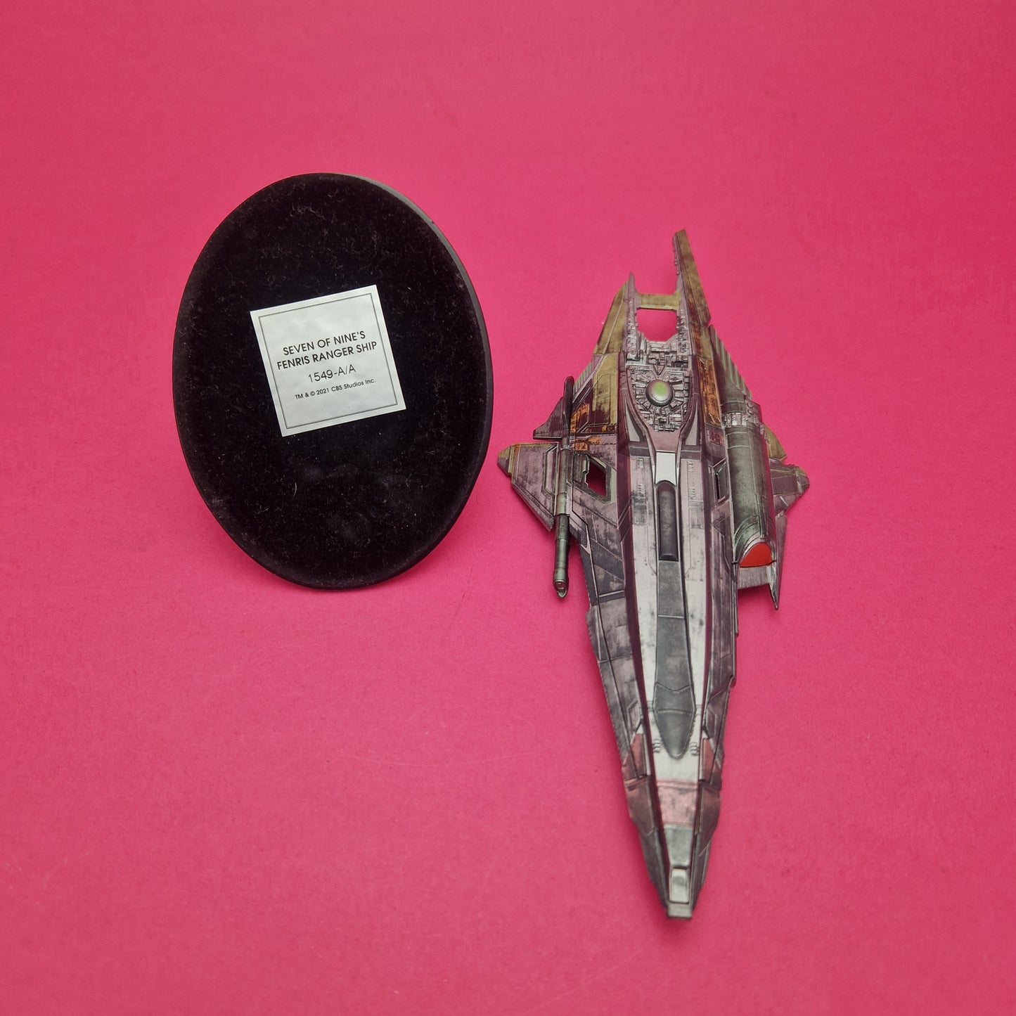 STAR TREK ☆ SEVEN OF NINES FENRIS RANGER SHIP PICARD Starships Collection ☆ Eaglemoss