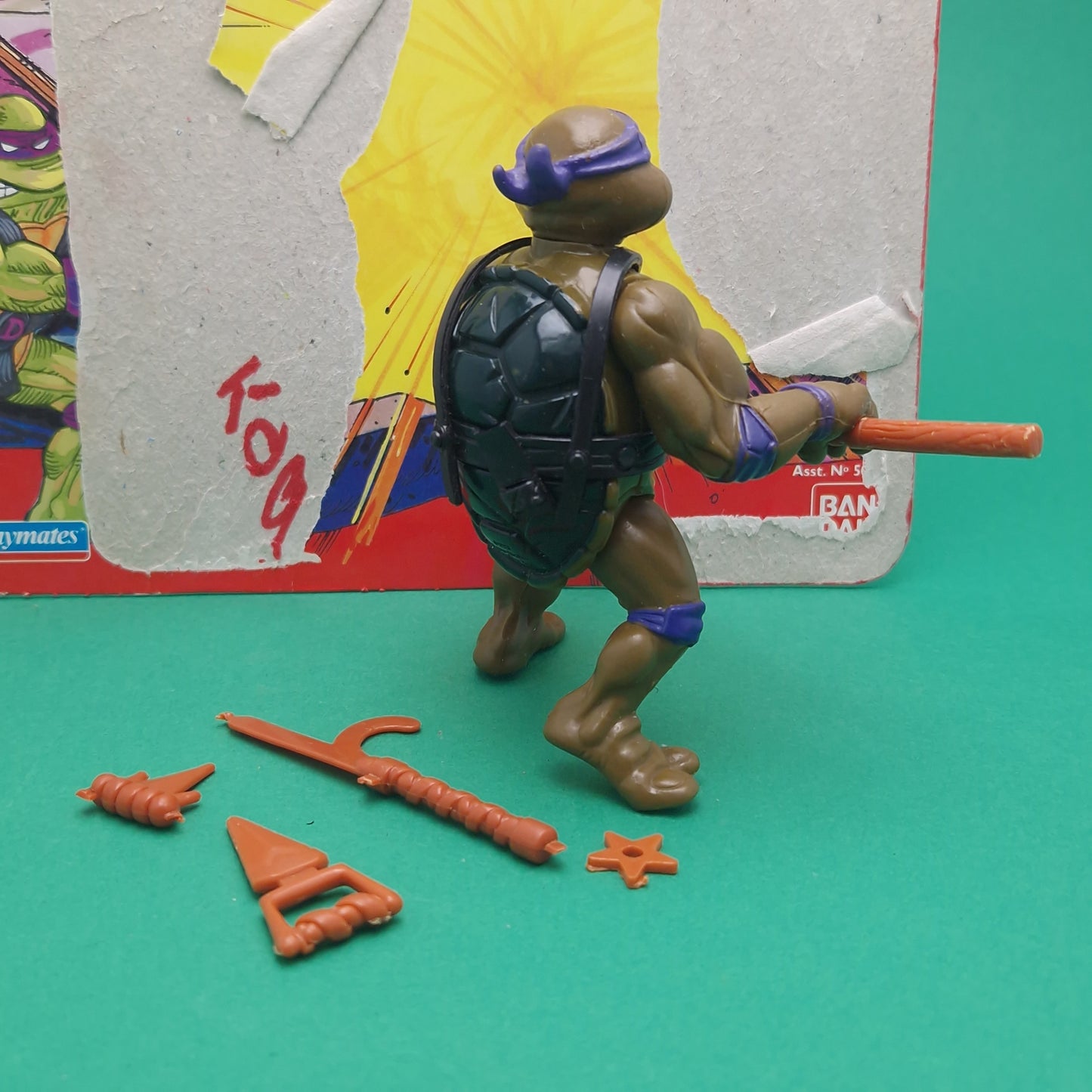TEENAGE MUTANT NINJA TURTLES ☆ DONATELLO Vintage Action Figure ☆ Loose