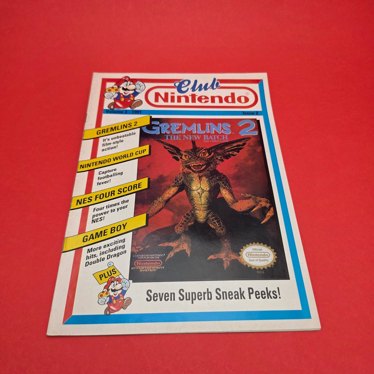 CLUB NINTENDO ☆ Vol 3 Issue 1 -6 1991  ☆ Retro Gaming Magazine NES SNES