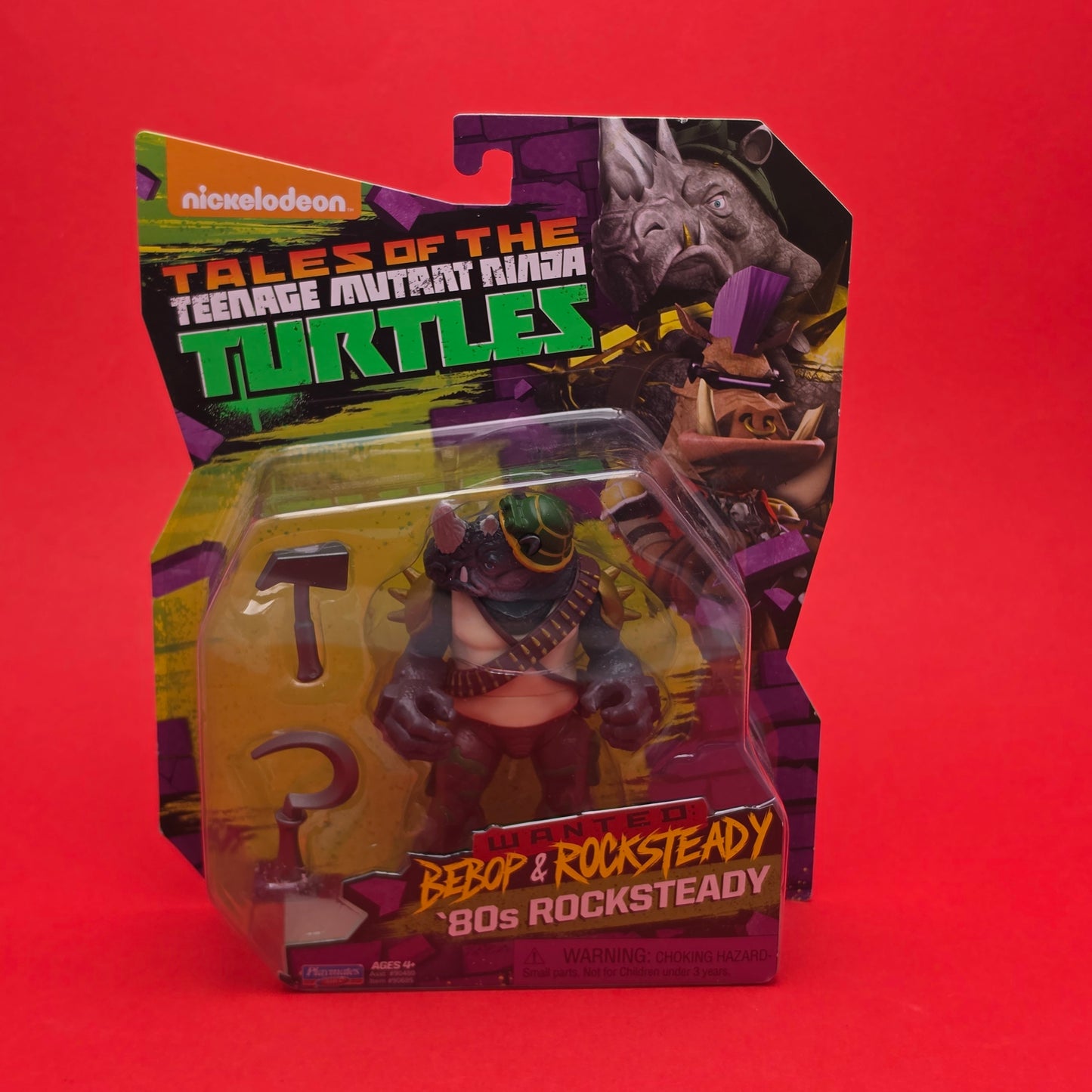 TEENAGE MUTANT NINJA TURTLES ☆ TALES WANTED 80s BEBOP & ROCKSTEADY Figures ☆ Carded