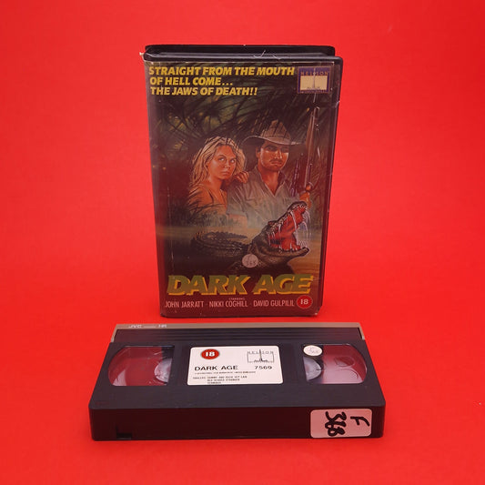VHS Video ☆ DARK AGE ☆ 80s Big Box Ex Rental Horror 18 Vintage John Jarratt