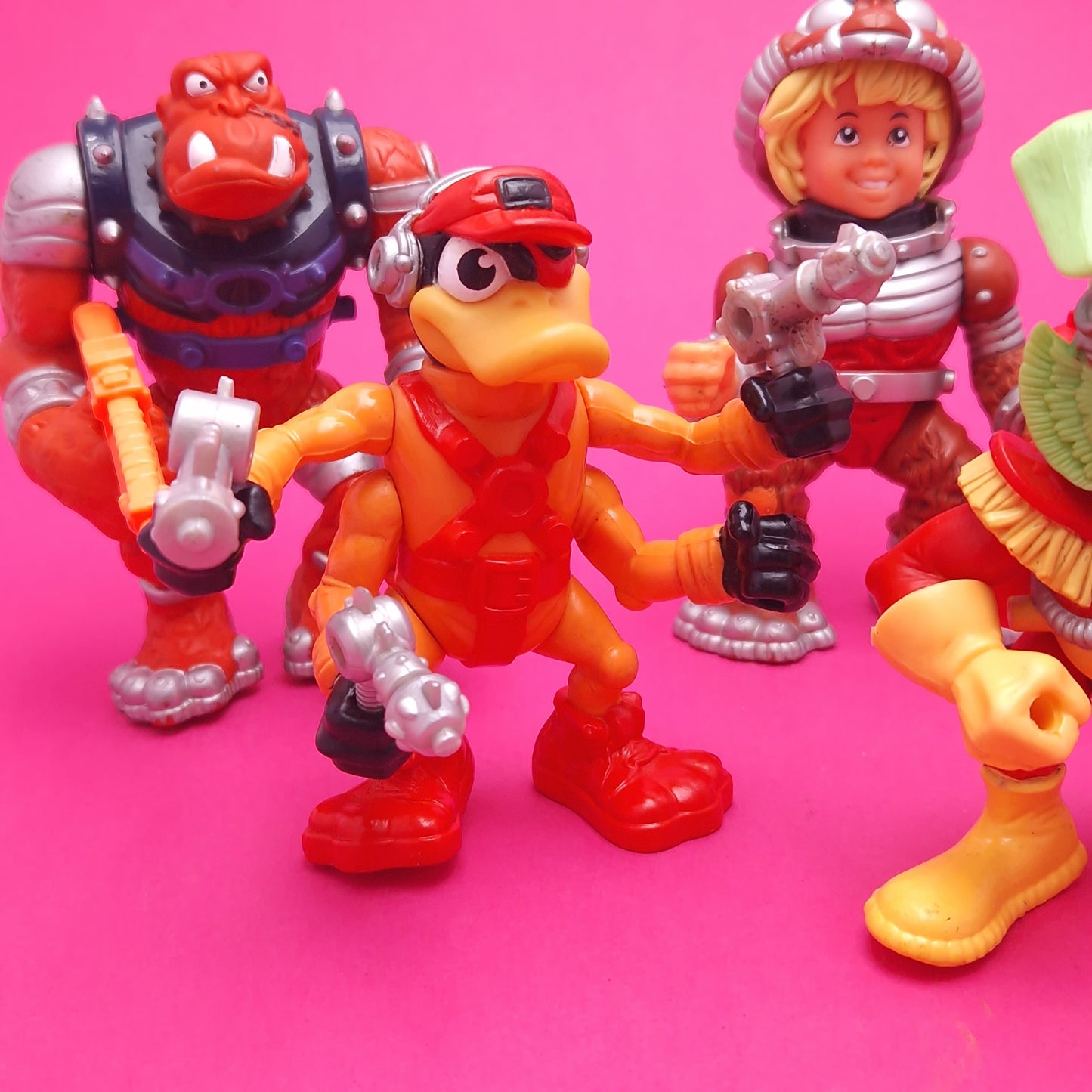BUCKY O'HARE ☆ DEAD-EYE DUCK AL NEGATOR BRUSIER x5 Action Figure ☆ Loose Vintage Hasbro 90s