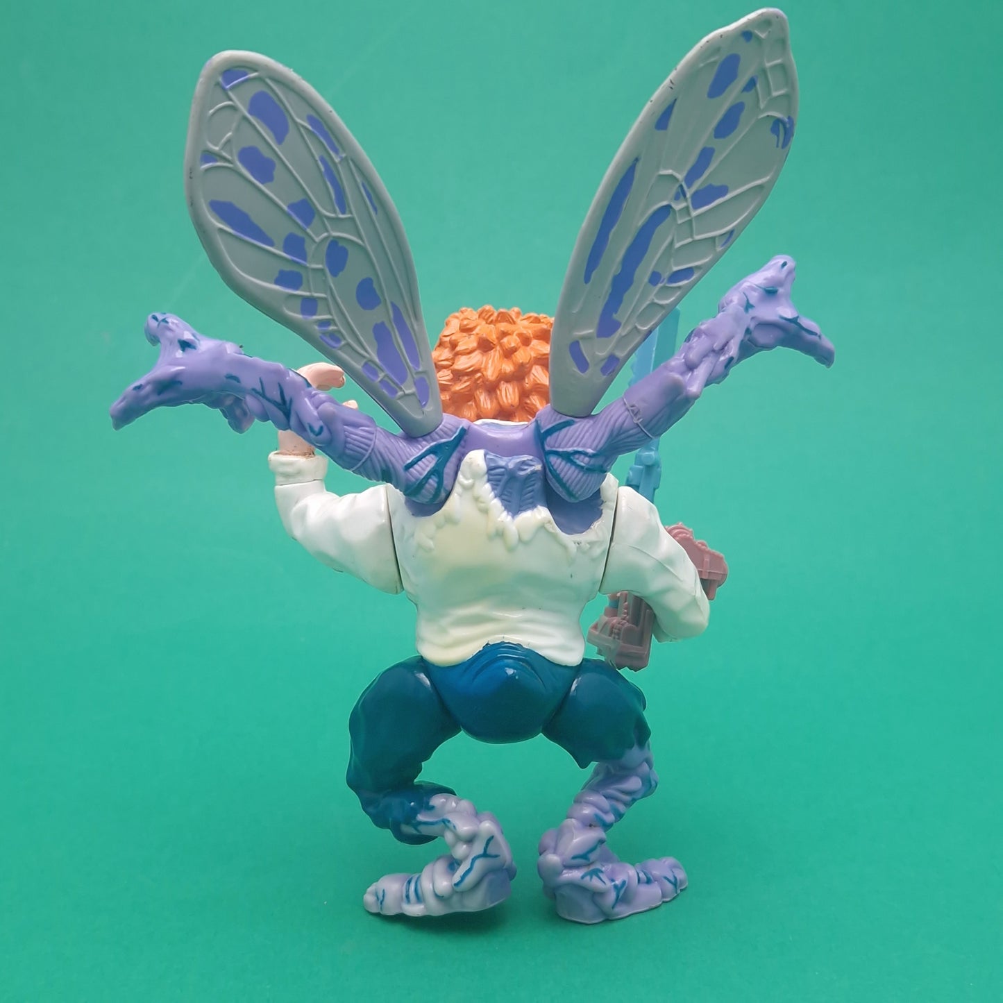 TEENAGE MUTANT NINJA TURTLES ☆ BAXTER STOCKMAN Vintage Action Figure ☆ Loose Complete