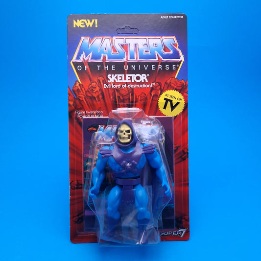 MASTERS OF THE UNIVERSE ☆ SKELETOR Figure ☆ Vintage collection Super7 Filmation MOTU Sealed