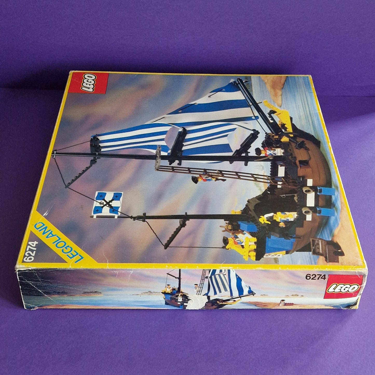 LEGO ☆ 6274 CARRIBBEAN CLIPPER Pirate Ship Mini Figure ☆ Vintage 80s Boxed