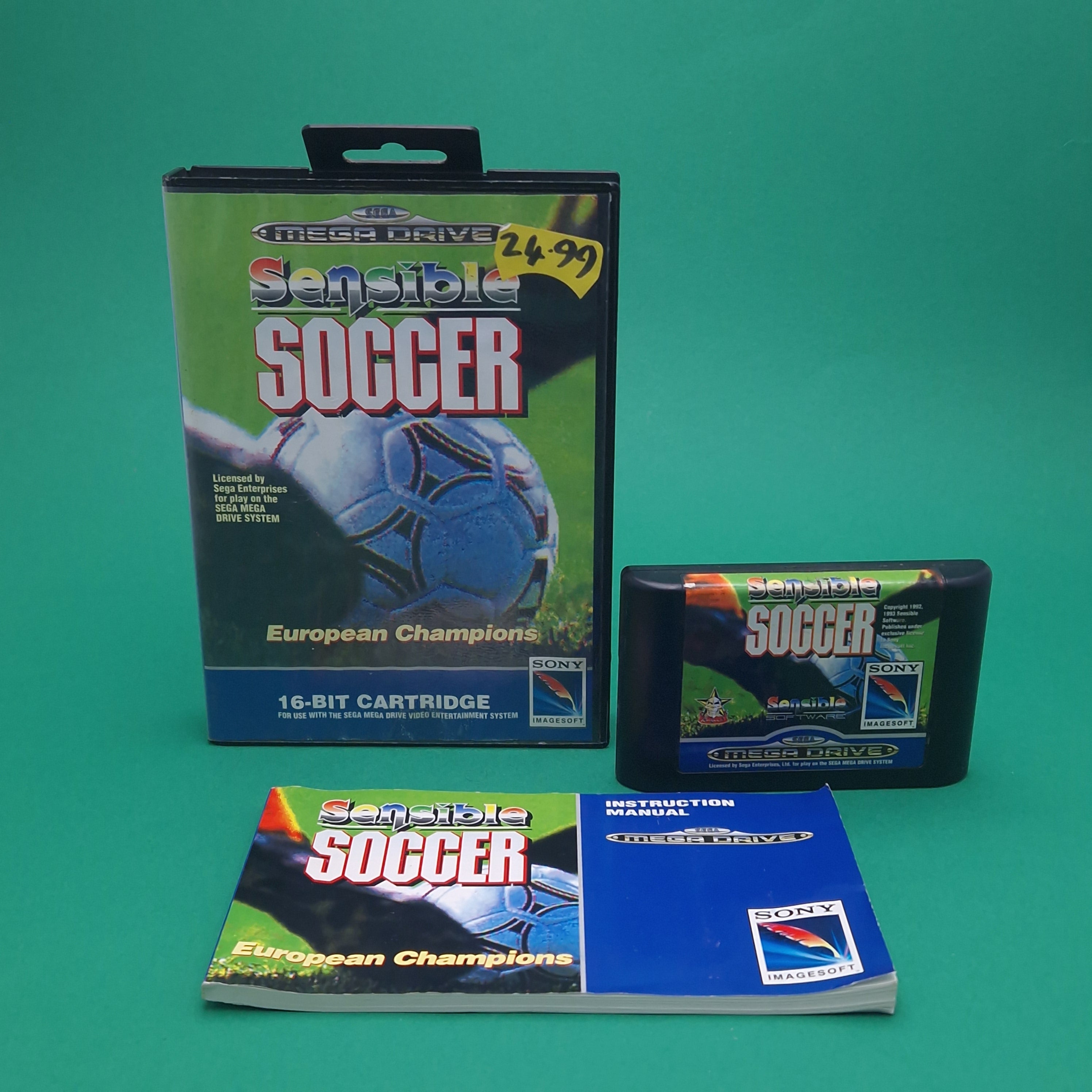 Radica 2004 Sensible Soccer Plus plug n play game for the Sega Mega