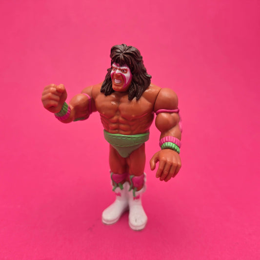 WWF HASBRO ☆ ULTIMATE WARRIOR Vintage Wrestling Figure ☆ Original 90s Series 1