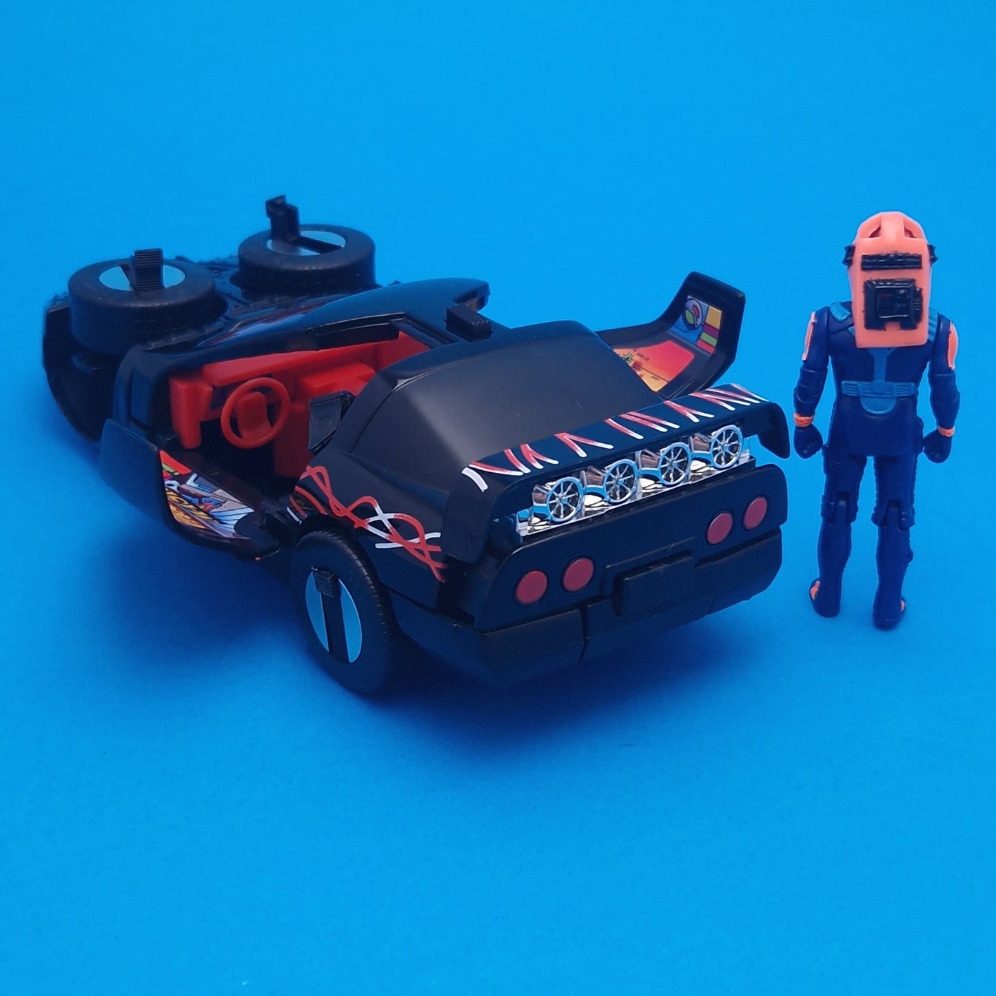 M.A.S.K ☆ RAVEN Calhoun Burns ☆ BOXED Vintage MASK Kenner 80s Euro Box