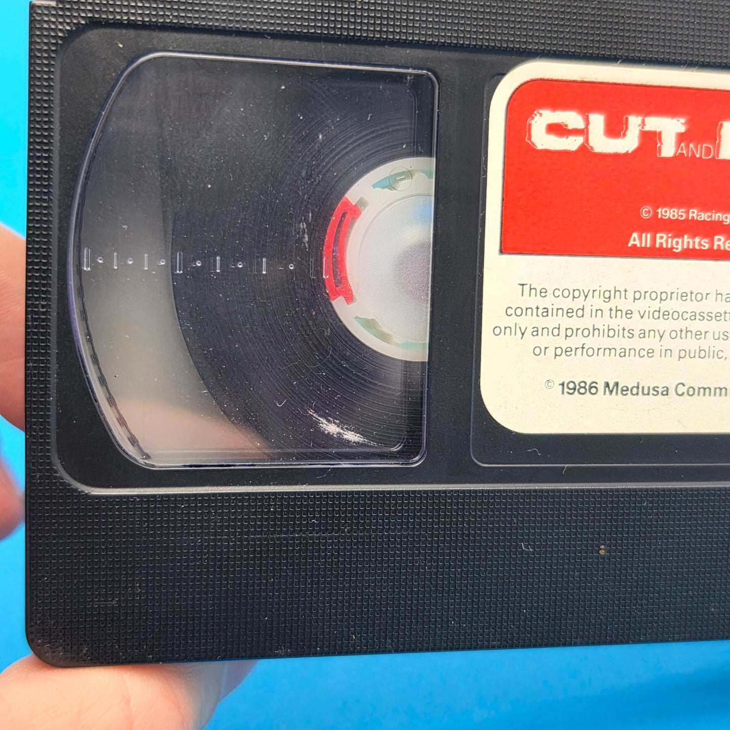 VHS Video ☆ CUT AND RUN 1984 ☆ 18 Cert Vintage Ex Rental Big Box MEDUSA