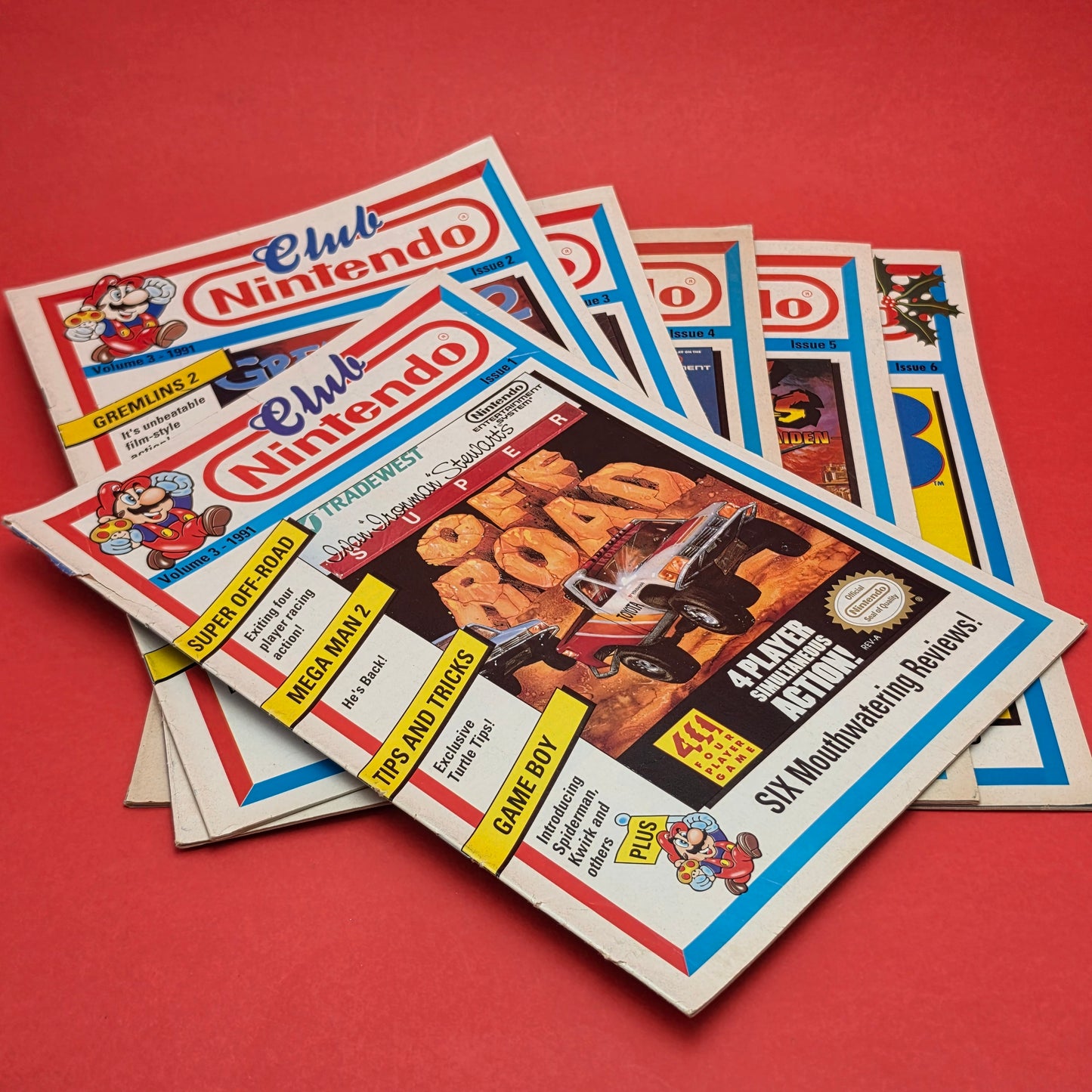 CLUB NINTENDO ☆ Vol 3 Issue 1 -6 1991  ☆ Retro Gaming Magazine NES SNES