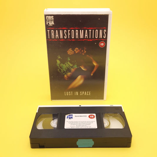 VHS Video ☆ TRANSFORMATIONS LUST IN SPACE CBS ☆ 90s Big Box Ex Rental 18 Vintage