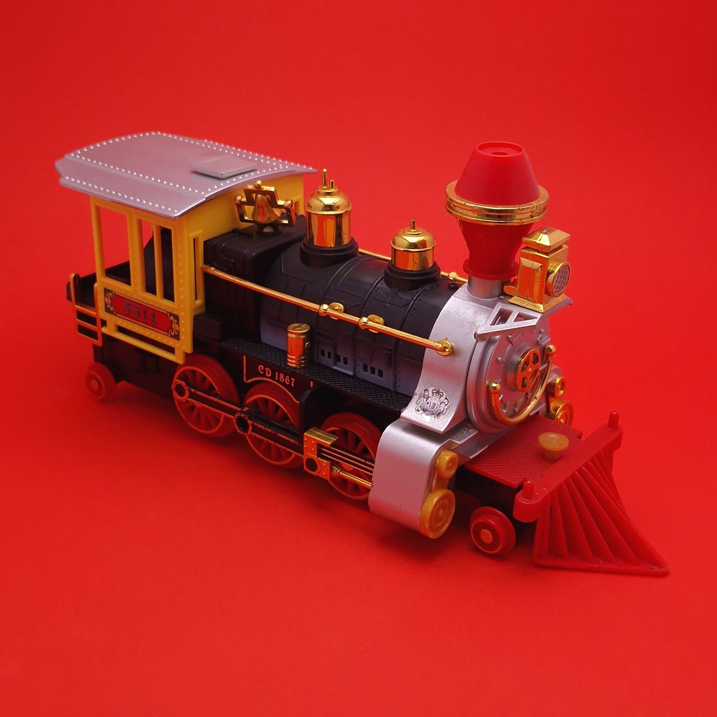 THE WESTERN EXPRESS ☆ BATTERY OPERATED SMOKESTACK ACTION Train Vintage ☆ Boxed IC Sound