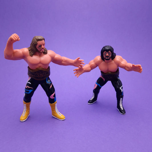 WCW GALOOB ☆ FABULOUS FREEBIRDS JIMMY GARVIN MICHAEL HAYES Vintage Wrestling Figure ☆ 90s Loose