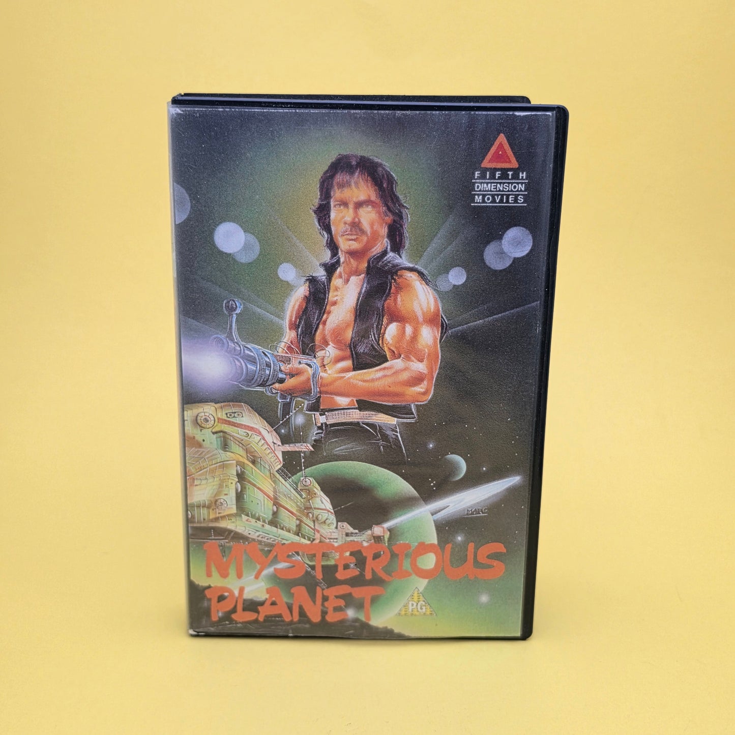 VHS Video ☆ MYSTERIOUS PLANET FITH DIMENSION ☆ PG Cert Big Box Ex Rental Vintage