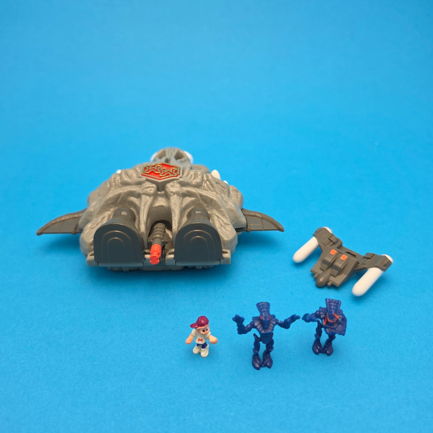 MIGHTY MAX ☆ TERMINATES WOLFSHIP 7 Doom Zones Max Vintage Figure Playset ☆ Complete